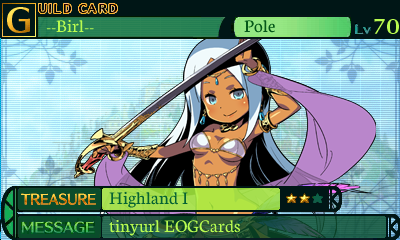 Etrian Odyssey IV Stats Card